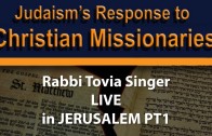 Rabbi Tovia Singer LIVE in Jerusalem – Part 1